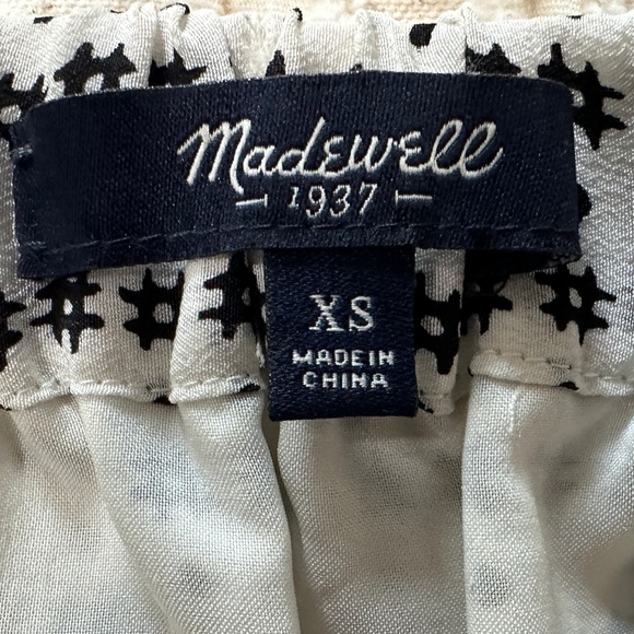 Madewell XS lightweight black & white skirt - Picture 4 of 5